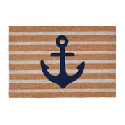 Anchors Away Doormat 24x36 - Navy/Natural
