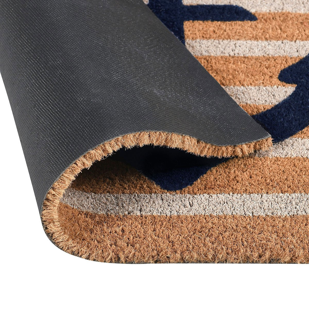 Anchors Away Doormat 24x36 - Navy/Natural