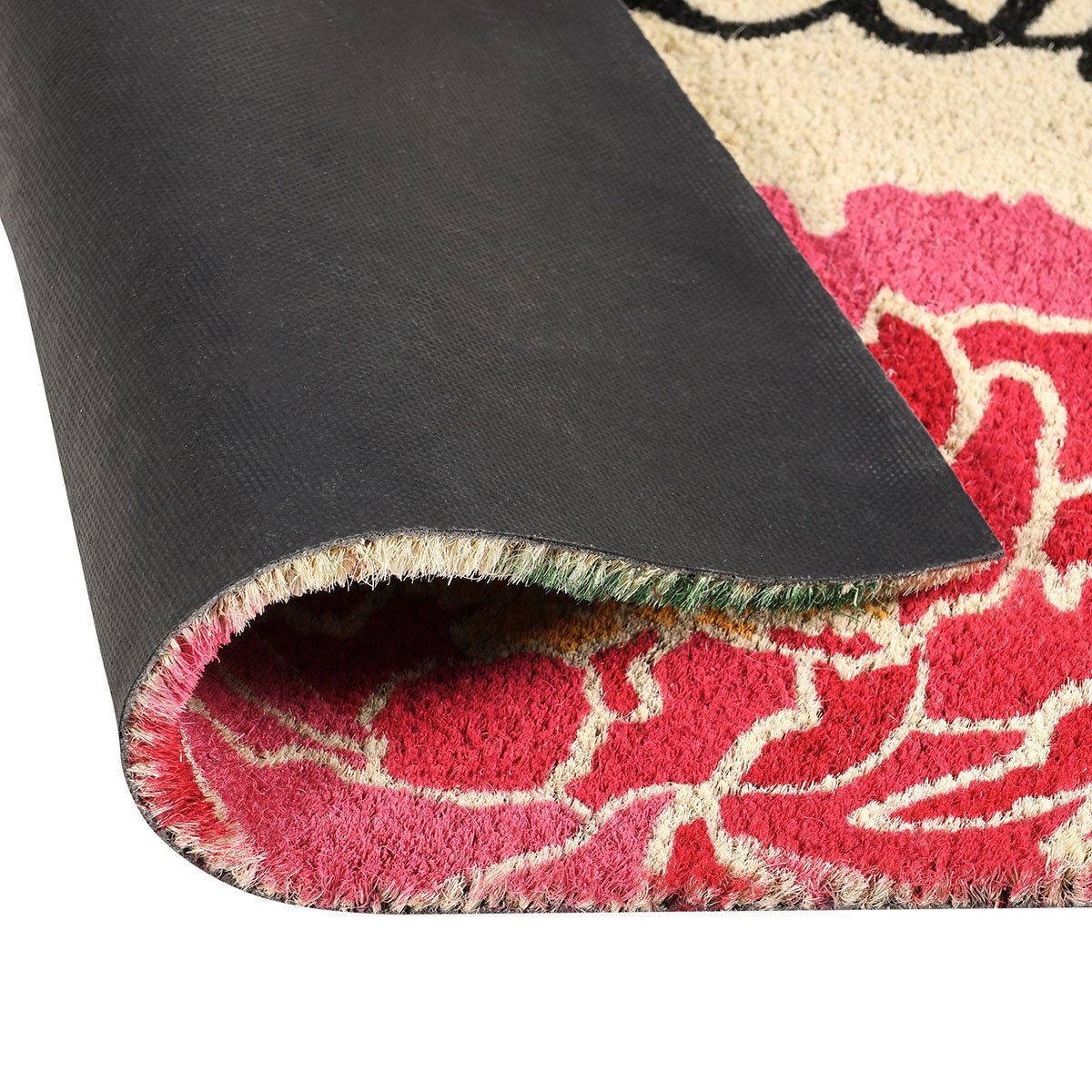 Welcome Doormat 24x36 - Peony