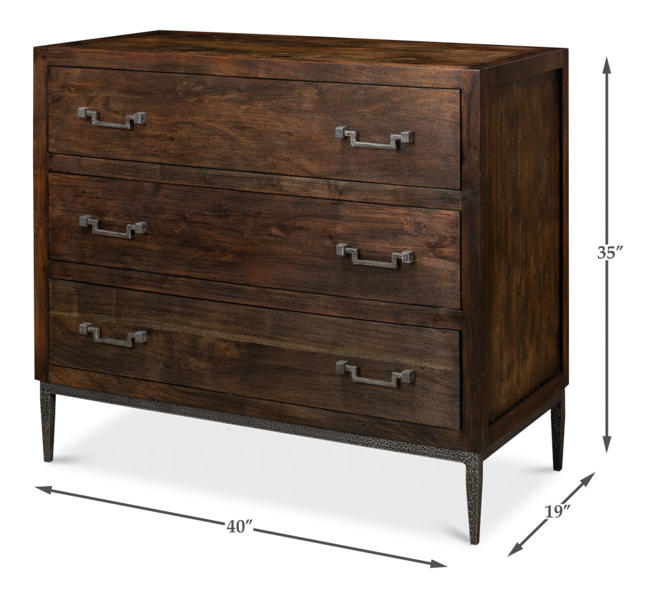 Bauhaus Chest Of Drawers by Sarreid Ltd - view 6