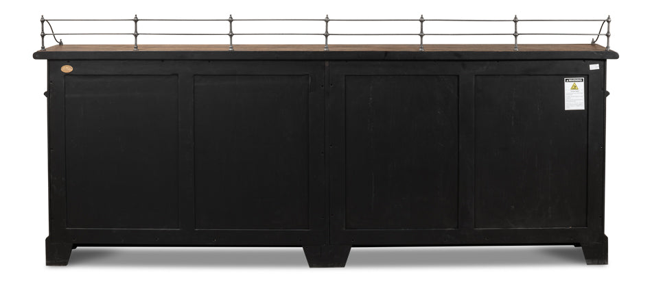 Covent Gardens Sideboard, Old Stain by Sarreid Ltd - view 8