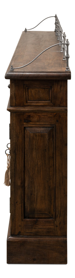Covent Gardens Sideboard, Old Stain by Sarreid Ltd - view 9