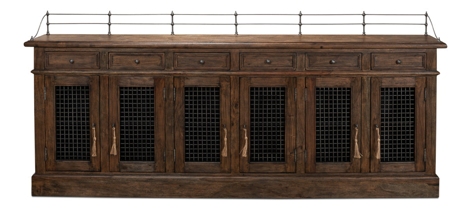 Covent Gardens Sideboard, Old Stain by Sarreid Ltd - view 2