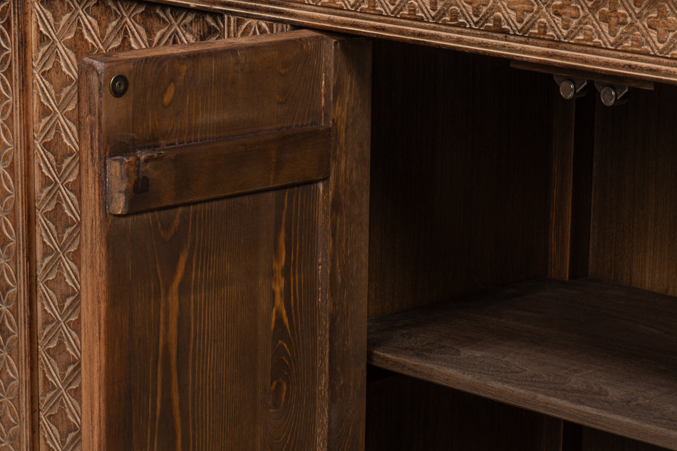 Nader Persian Burnt Brown Sideboard by Sarreid Ltd - view 11