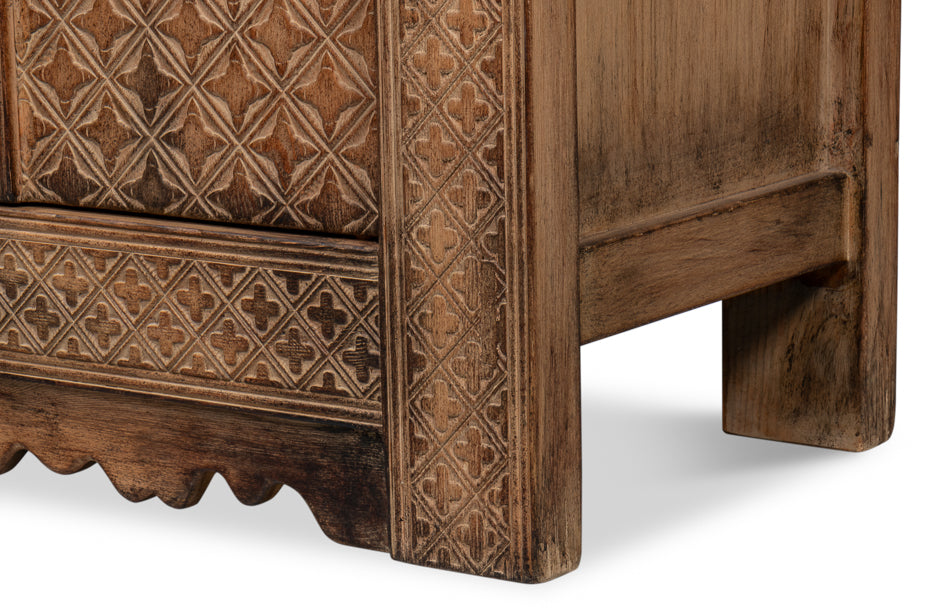 Nader Persian Burnt Brown Sideboard by Sarreid Ltd - view 12