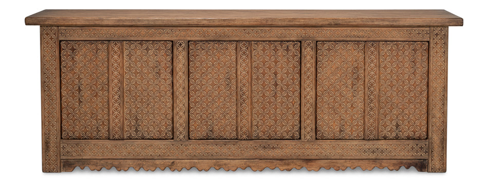 Nader Persian Burnt Brown Sideboard by Sarreid Ltd - view 2