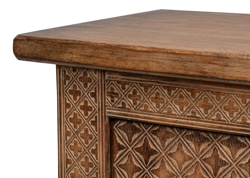 Nader Persian Burnt Brown Sideboard by Sarreid Ltd - view 6