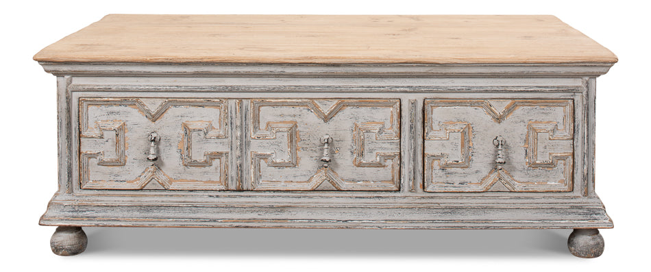 Base And Crown Coffee Table by Sarreid Ltd - view 2