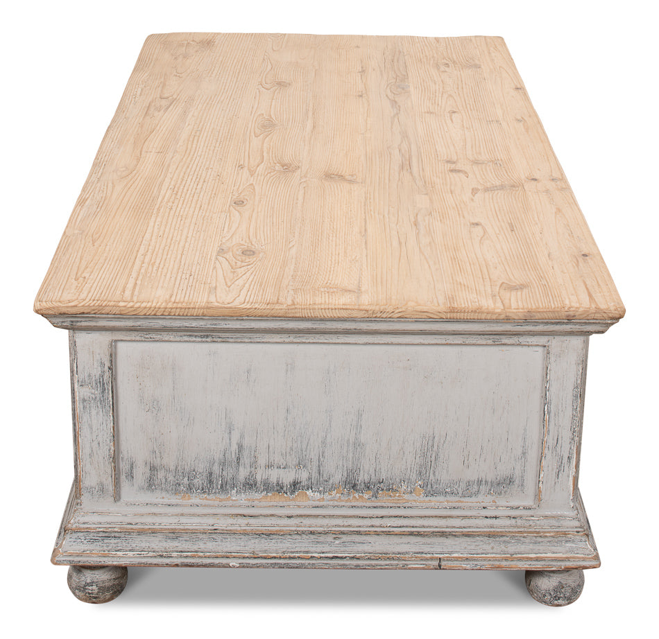 Base And Crown Coffee Table by Sarreid Ltd - view 5