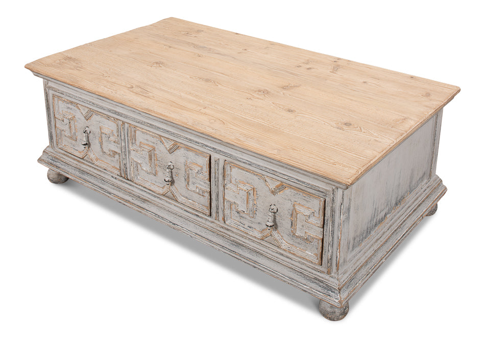 Base And Crown Coffee Table by Sarreid Ltd - view 7