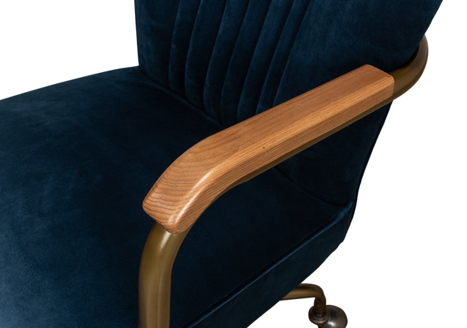 Brooks Swivel Chair by Sarreid Ltd - view 8