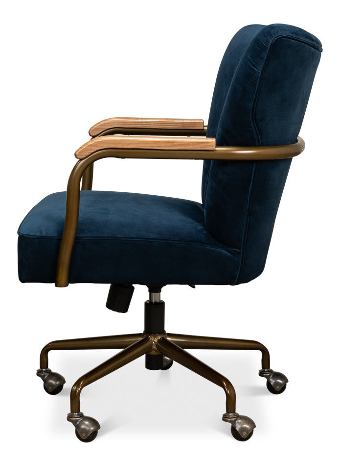 Brooks Swivel Chair by Sarreid Ltd - view 3