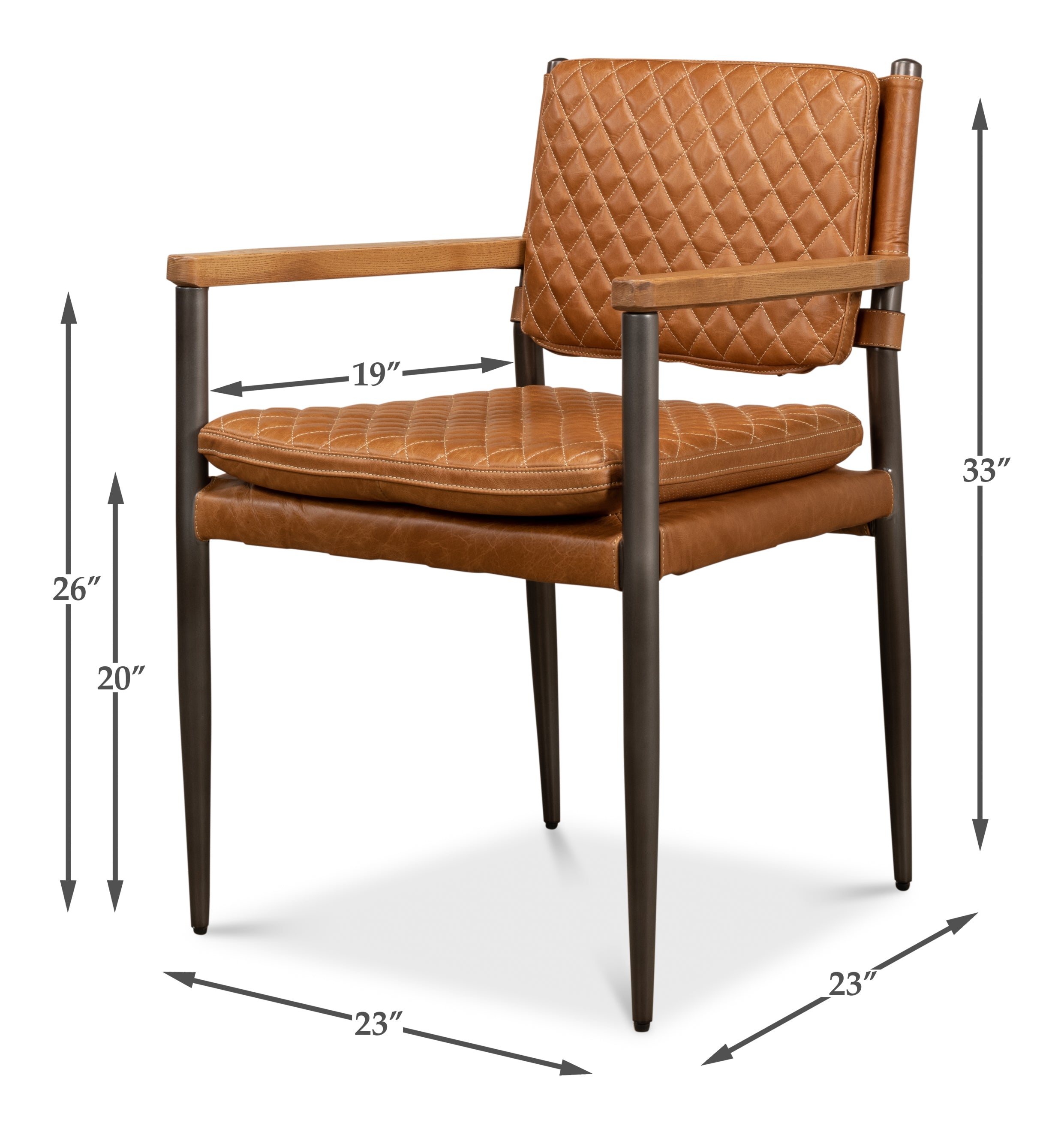 The Harley Chair by Sarreid Ltd - view 7