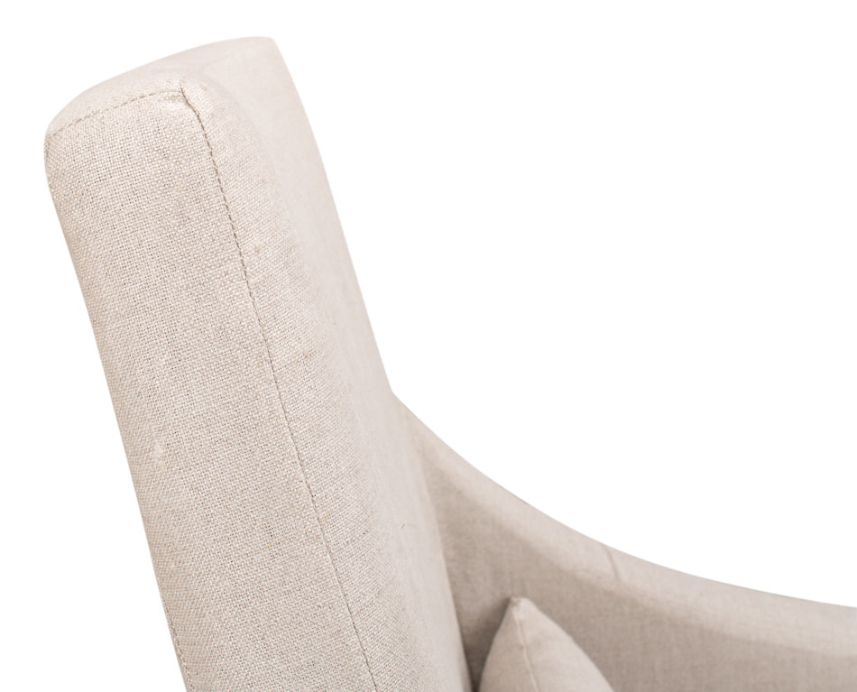 Skirted Arm Chair by Sarreid Ltd - view 9
