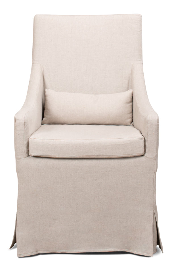 Skirted Arm Chair by Sarreid Ltd - view 2