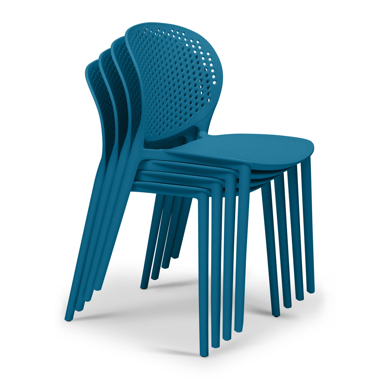 Metro - Bailey Side Chair - Set of 4 - Teal Green