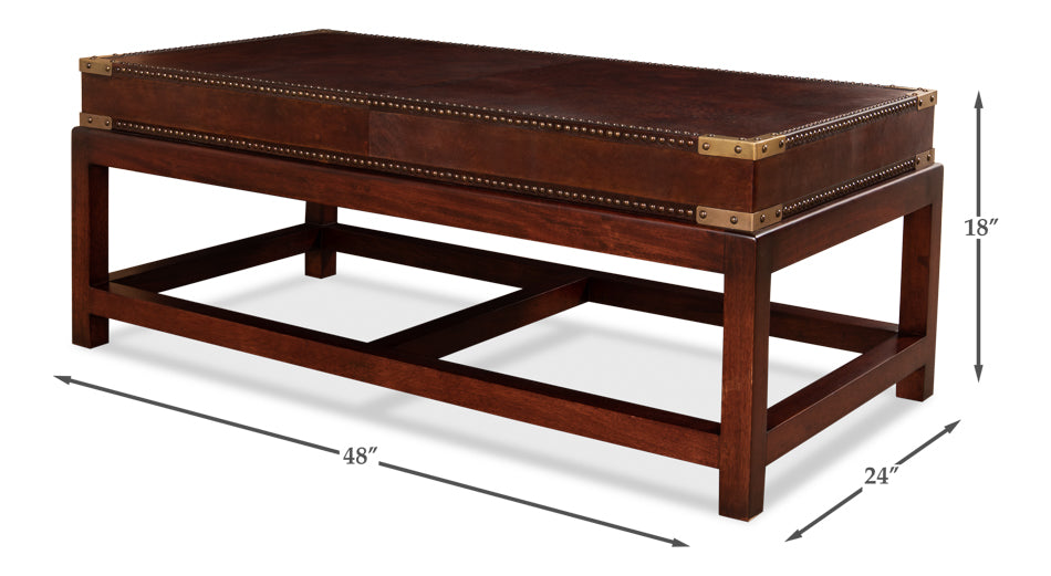 Winchester Coffee Table by Sarreid Ltd - view 6