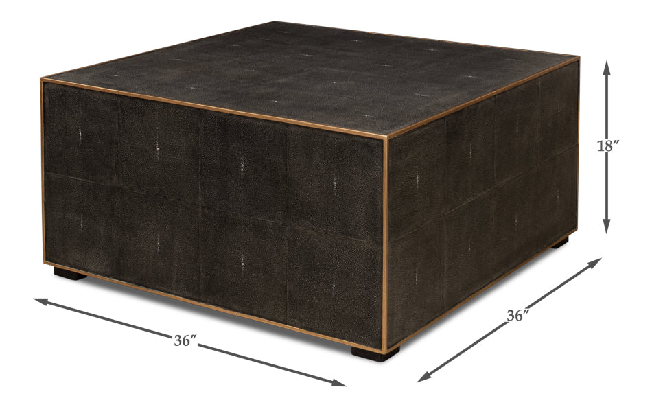 Midnight Coffee Table by Sarreid Ltd - view 4