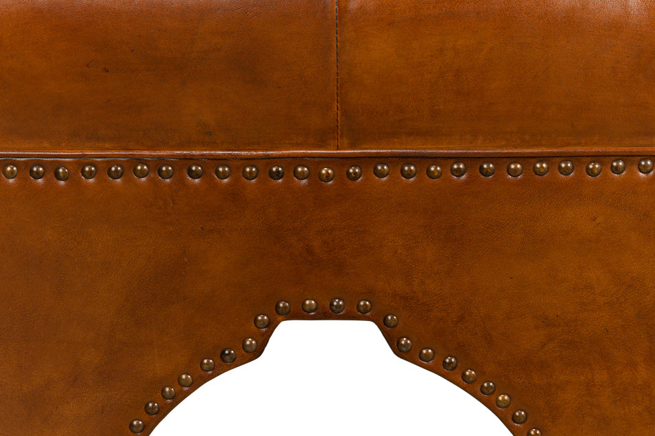 Giuseppe Footstool, Light Brown by Sarreid Ltd - view 7