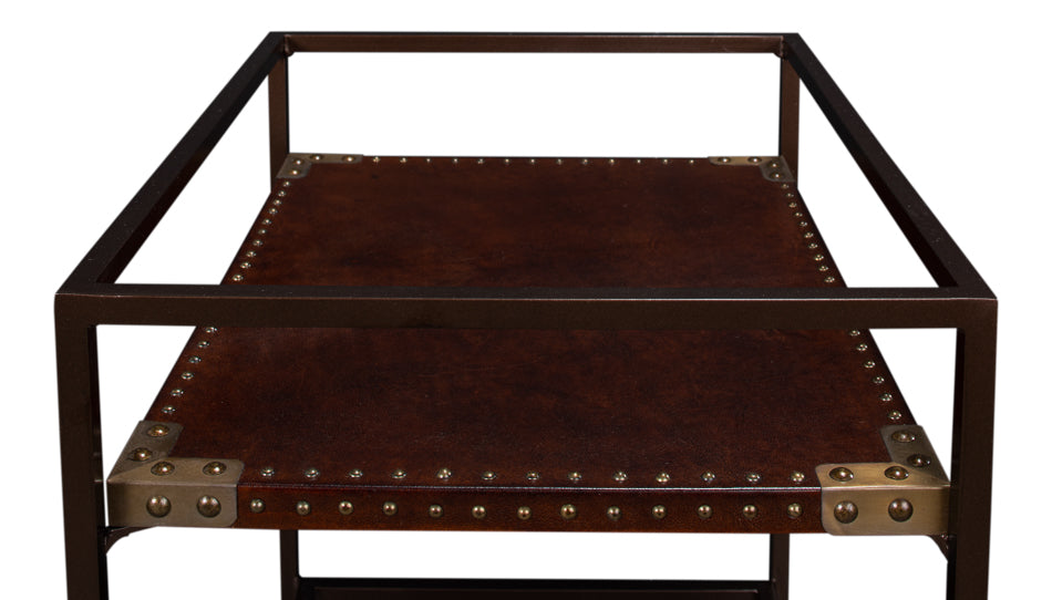 Trolley Side Table by Sarreid Ltd - view 8