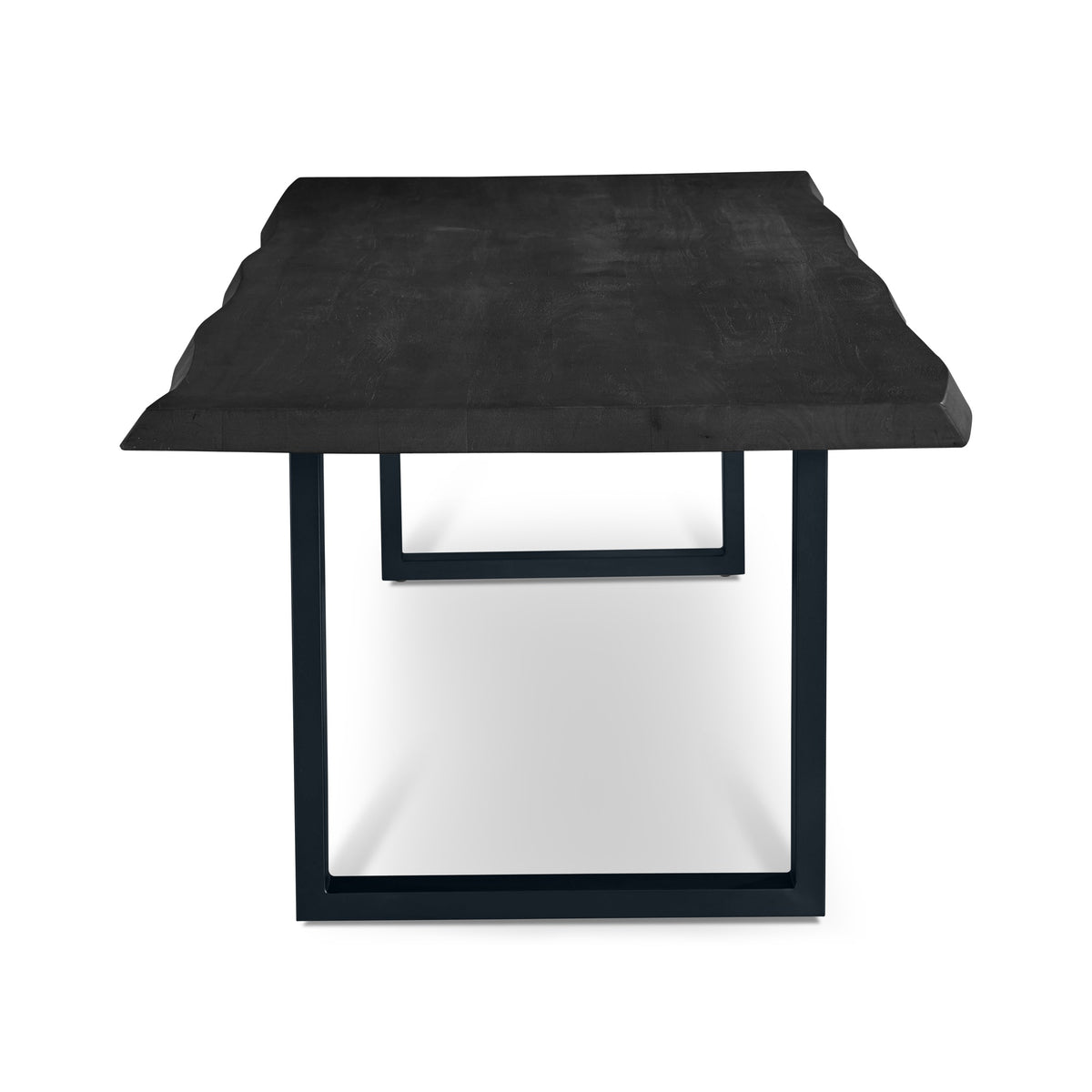 Brooks Dining Table U Base 40" x 116" Ebonized Top - Black Base by Urbia - detail 3