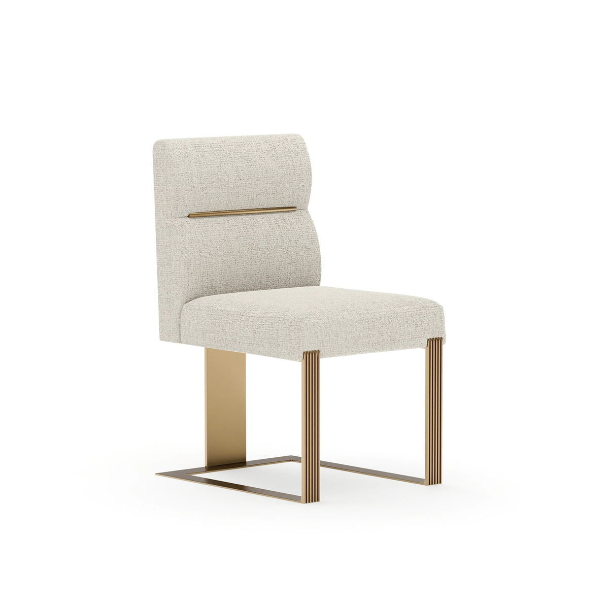 Counter Balance Dining Chair Brushed Gold 20" by Caracole - view 2