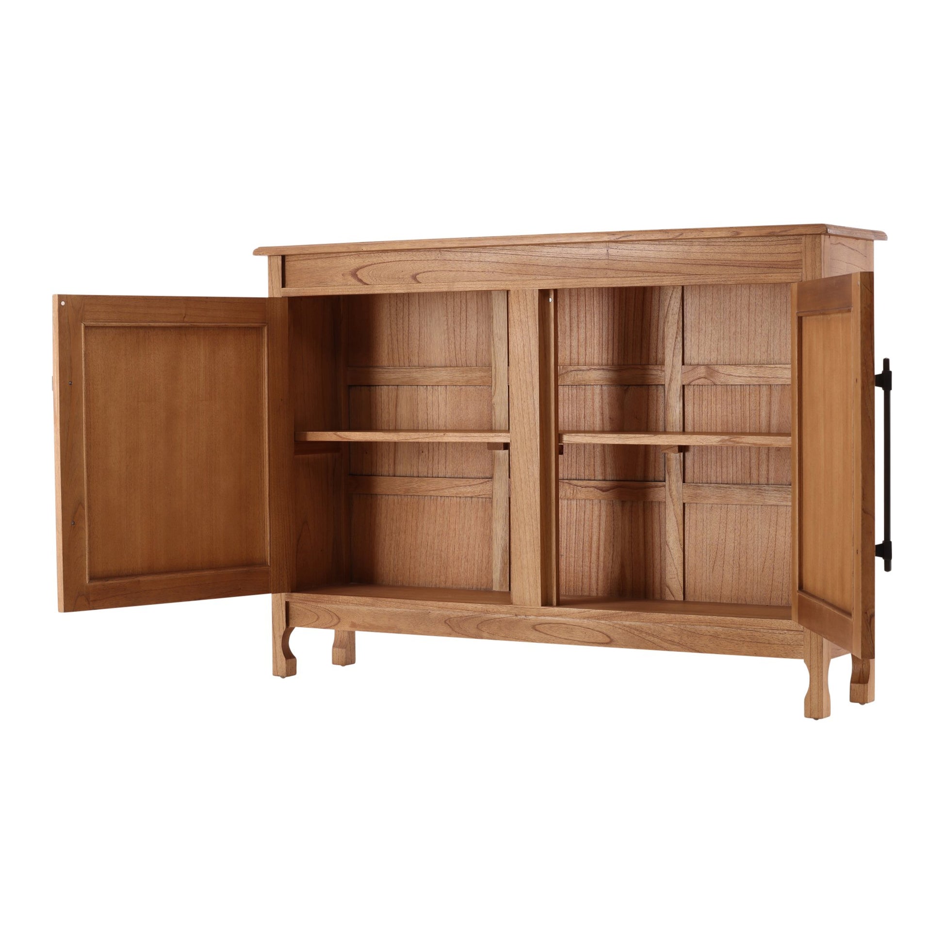 Natural Dalia Cabinet - 59' detail view by Furniture Classics at ZIN Home