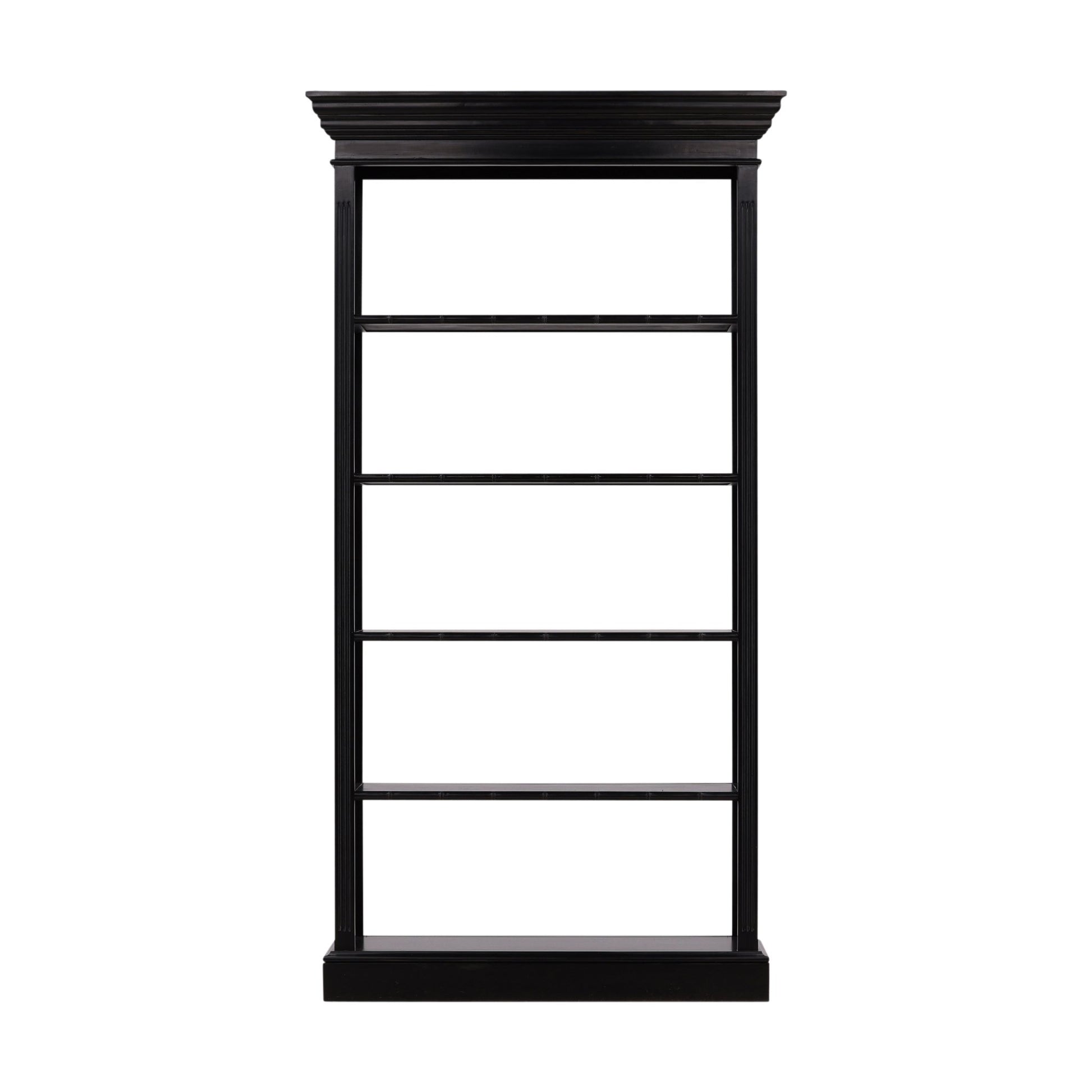 Selma Bamboo Bookcase - 45' detail view by Furniture Classics at ZIN Home
