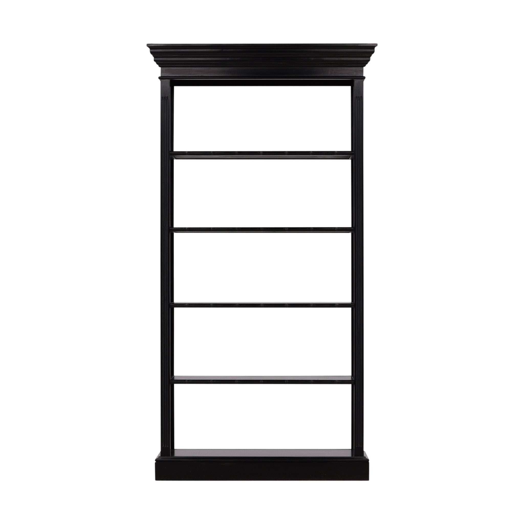 Selma Bamboo Bookcase - 45' detail view by Furniture Classics at ZIN Home