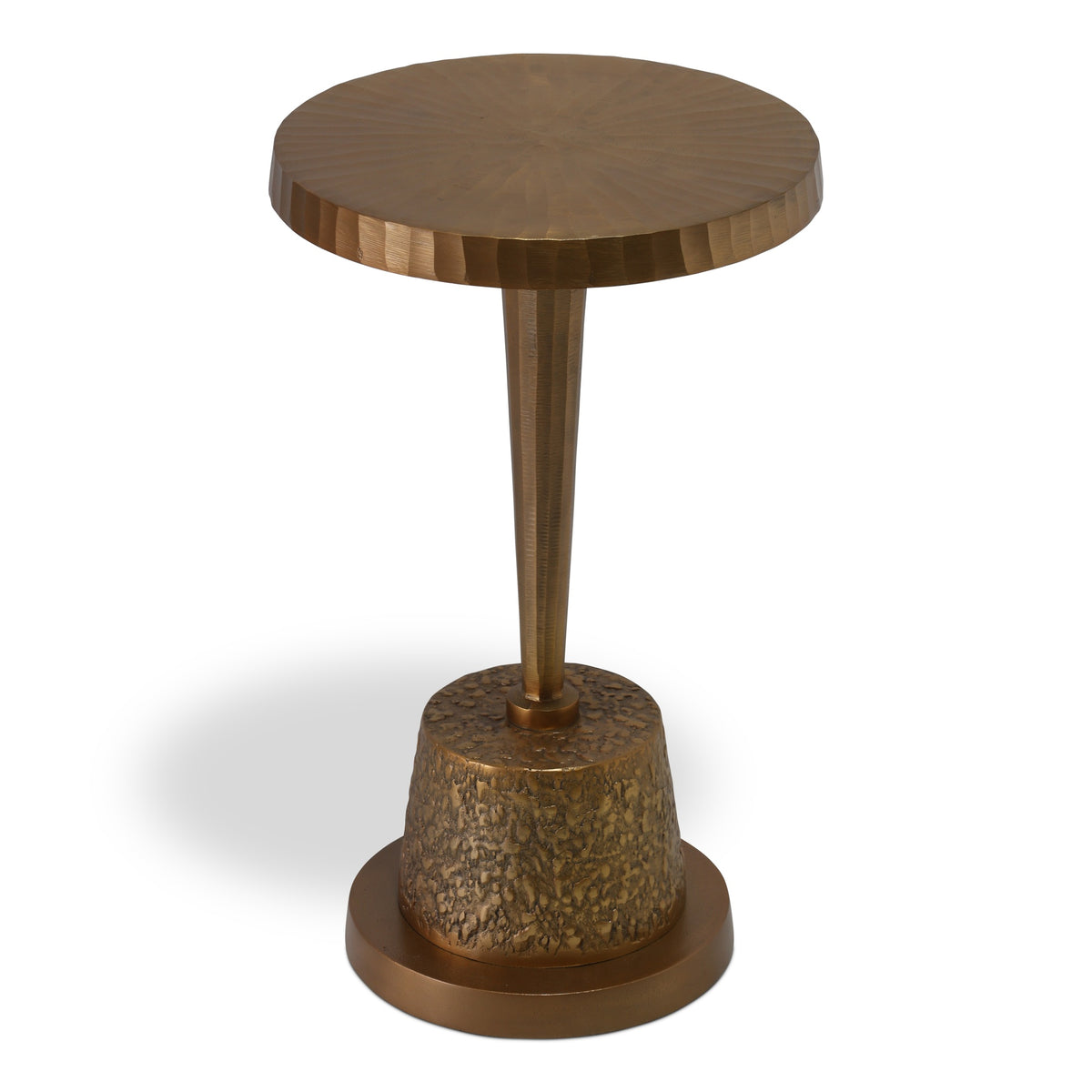Ines End Table Antique Brass by Urbia - product view
