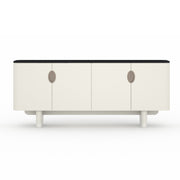 Paragon Sideboard Blanc Gloss 78.25" by Caracole