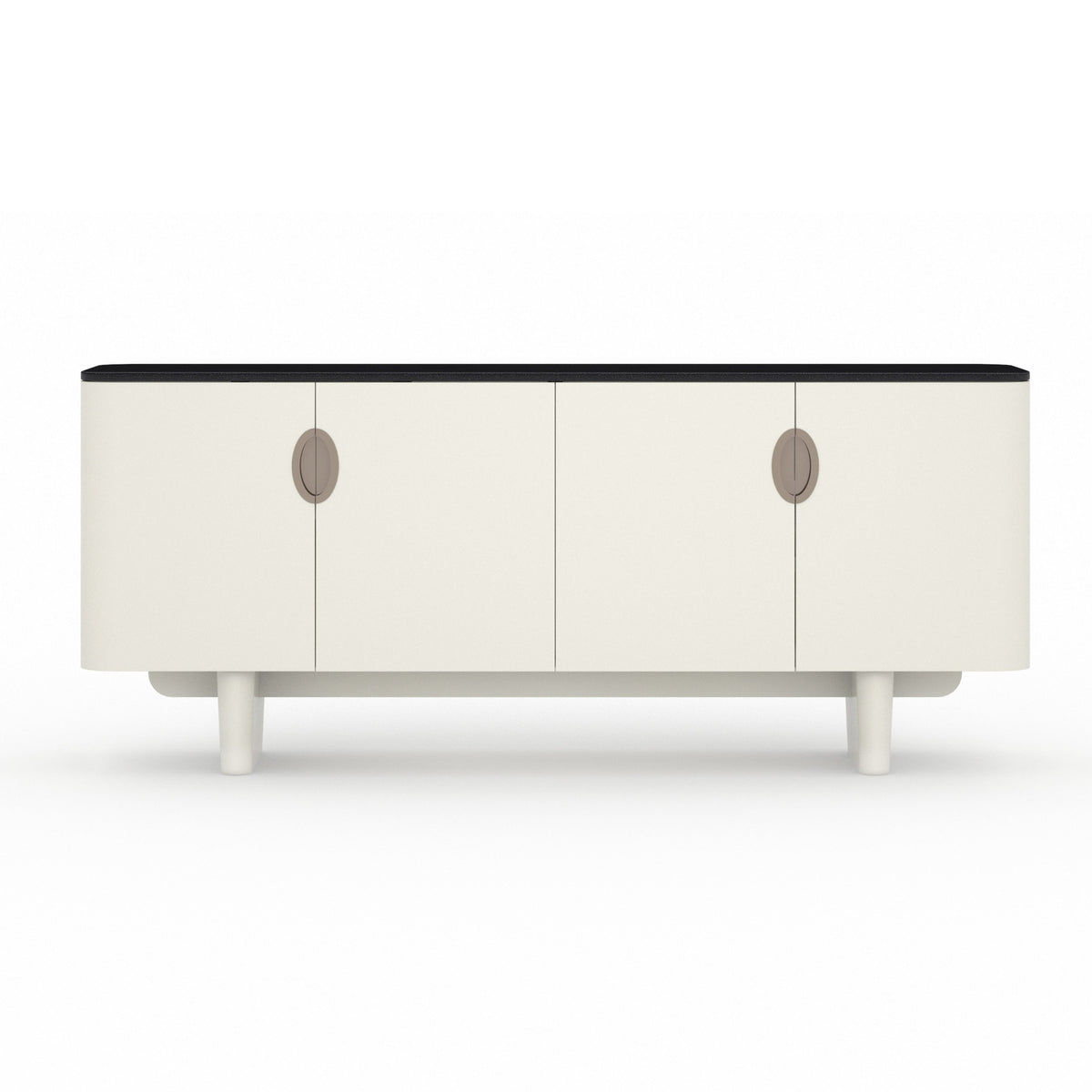 Paragon Sideboard Blanc Gloss 78.25" by Caracole