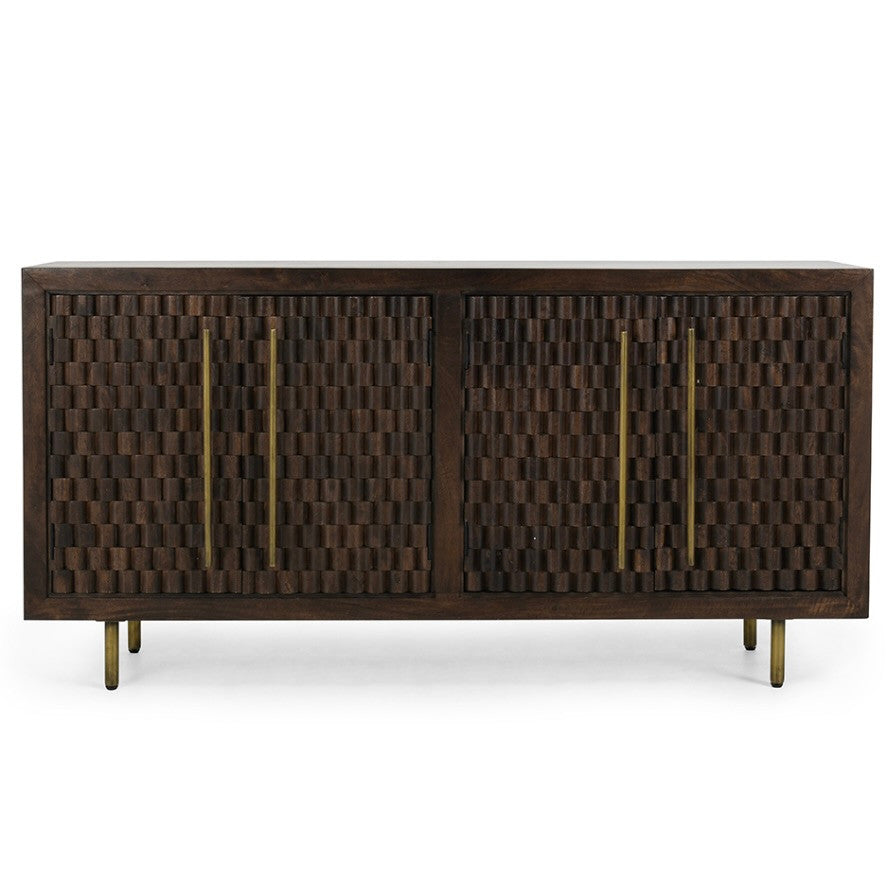  Norwood Solid Wood 4-Door Sideboard 72"