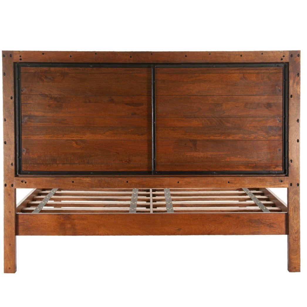 Zoey Contemporary Solid Wood King Bed