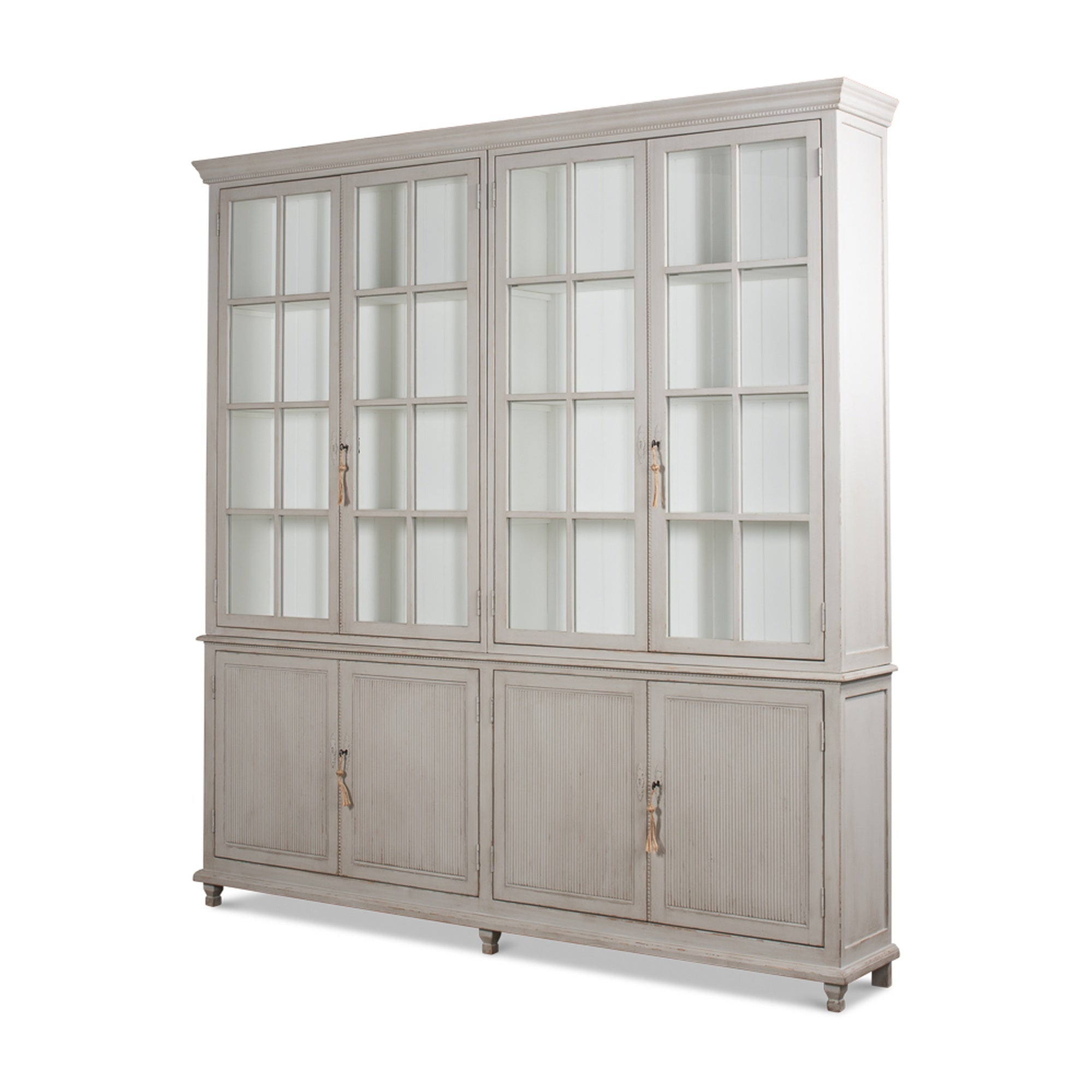 Harper Glass Front Bookcase by Sarreid Ltd