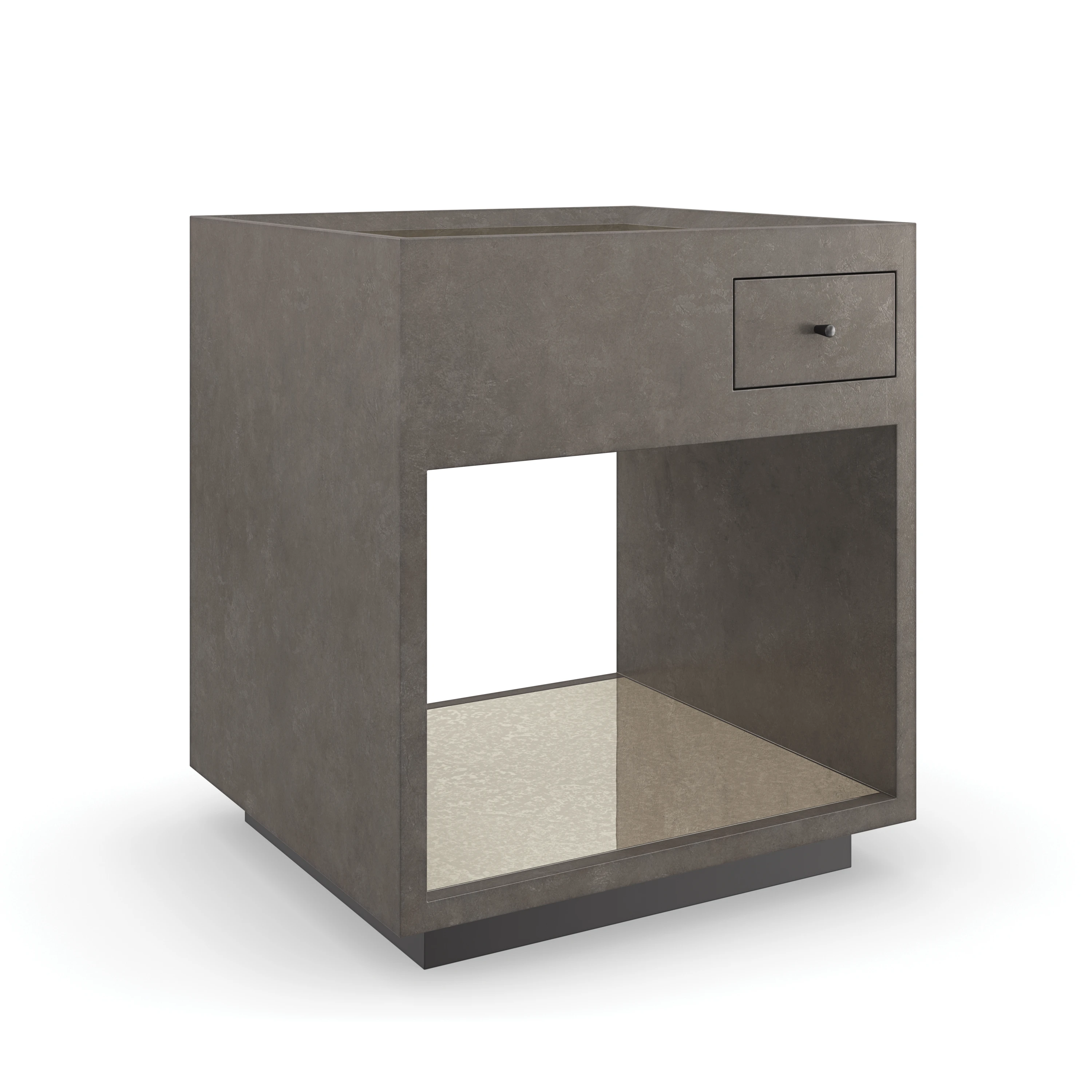 Dark Matter End Table Almost Black 22" by Caracole - view 2