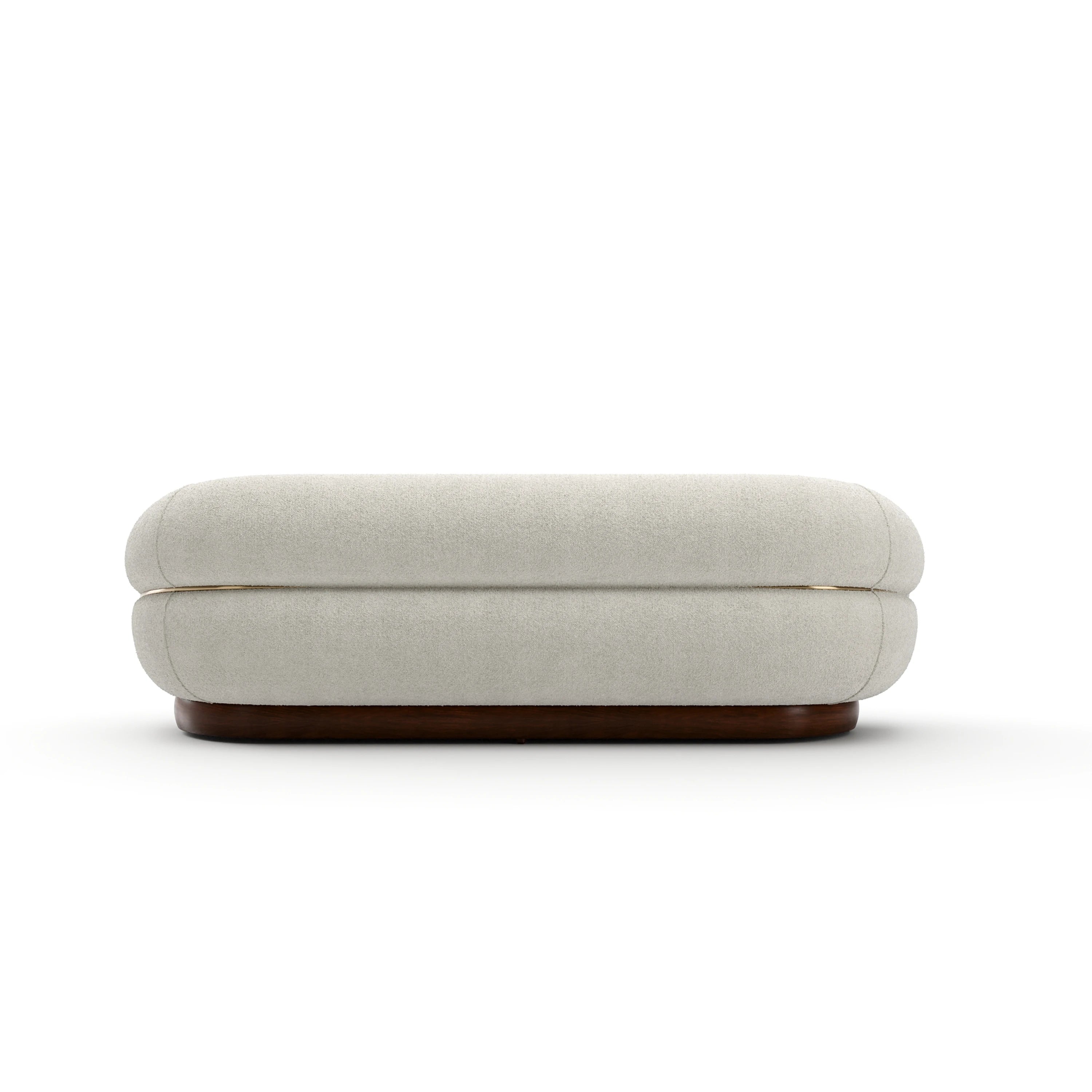 Smoosh Sofa Champagne Gold 84" by Caracole - view 6
