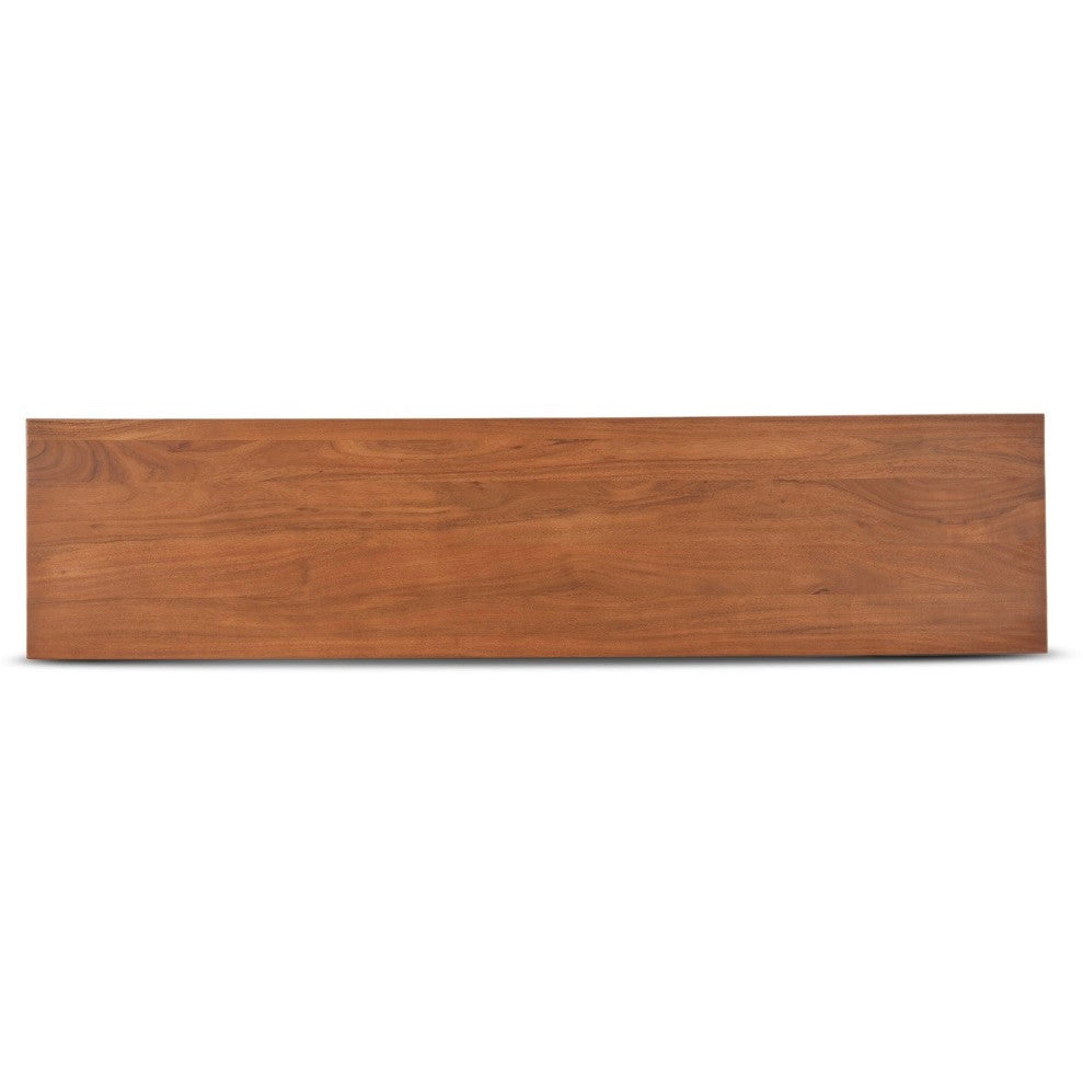 Chesapeake Mango Wood Bench Nutmeg 68"