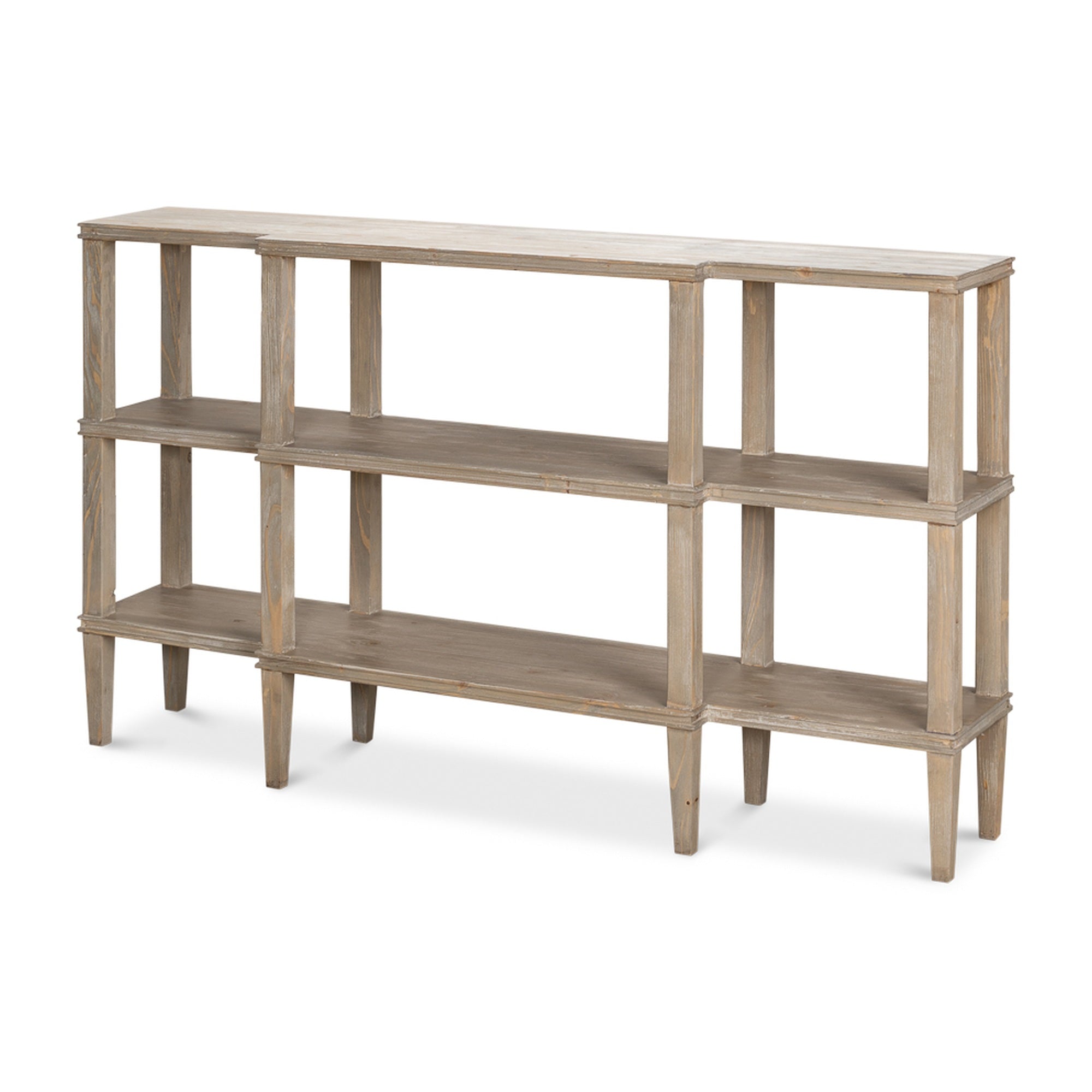 Grange Bungalow Console, Grey Thorne by Sarreid Ltd