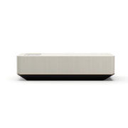 Madera Plinth Cocktail Table Brushed Gold 59" by Caracole