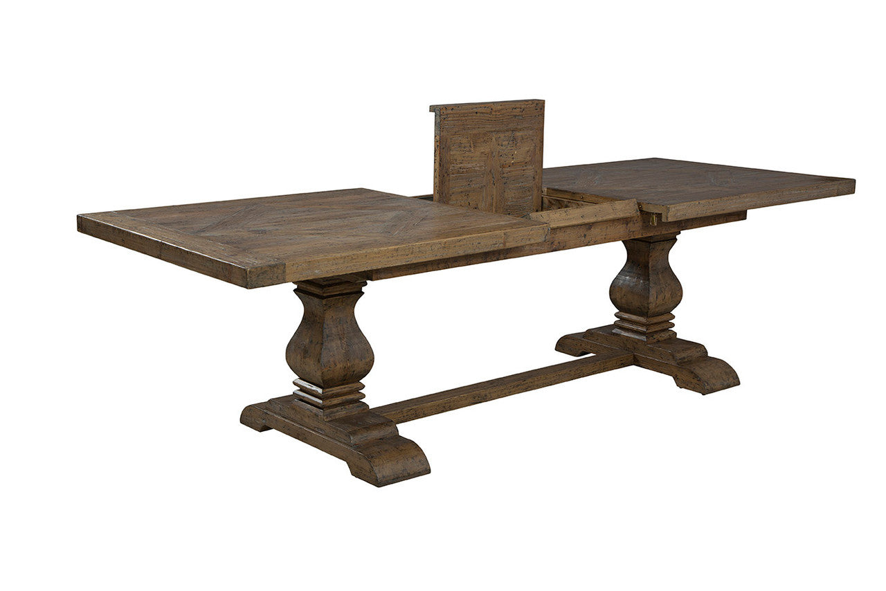 Sandbridge Reclaimed Wood Extension Dining Table - 87'-106"