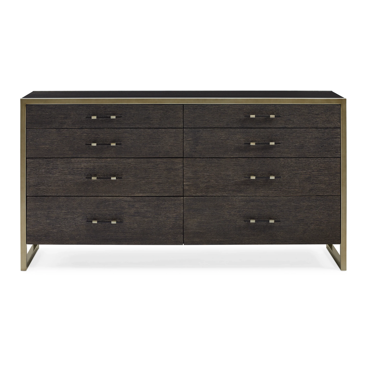 Remix Double Dresser Black Stained Ash 66" by Caracole