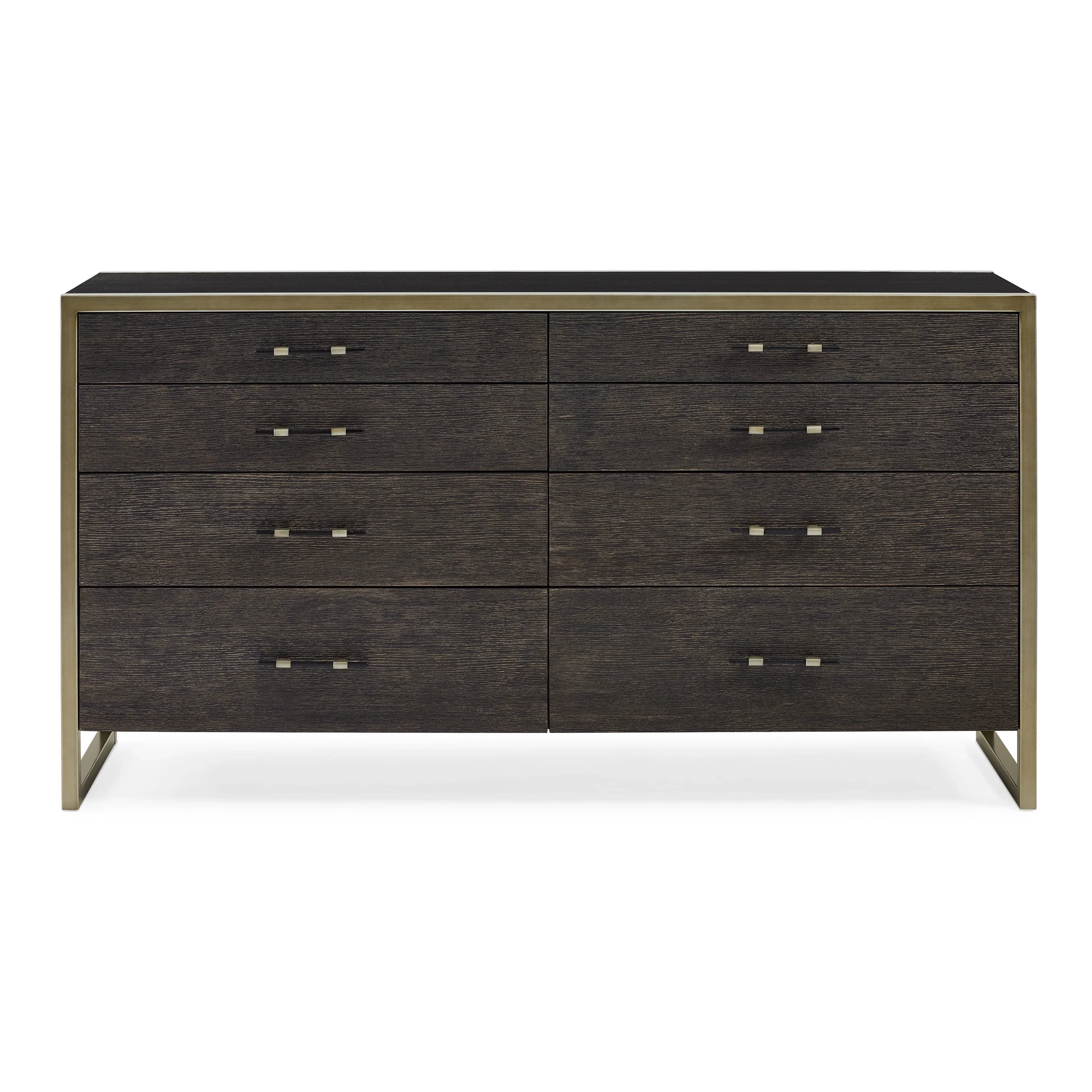 Remix Double Dresser Black Stained Ash 66" by Caracole