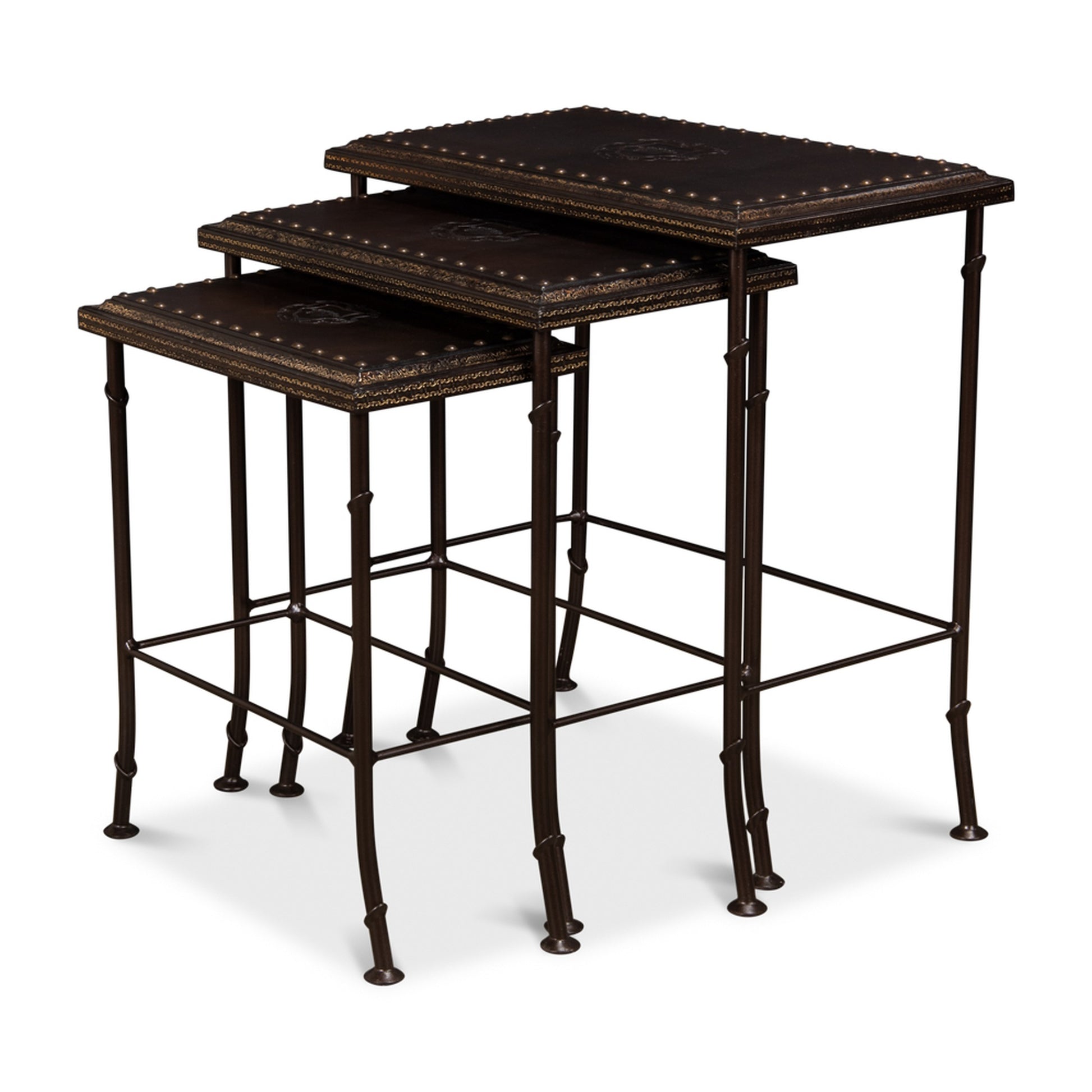 Noble Nesting Tables, Set Of 3 by Sarreid Ltd