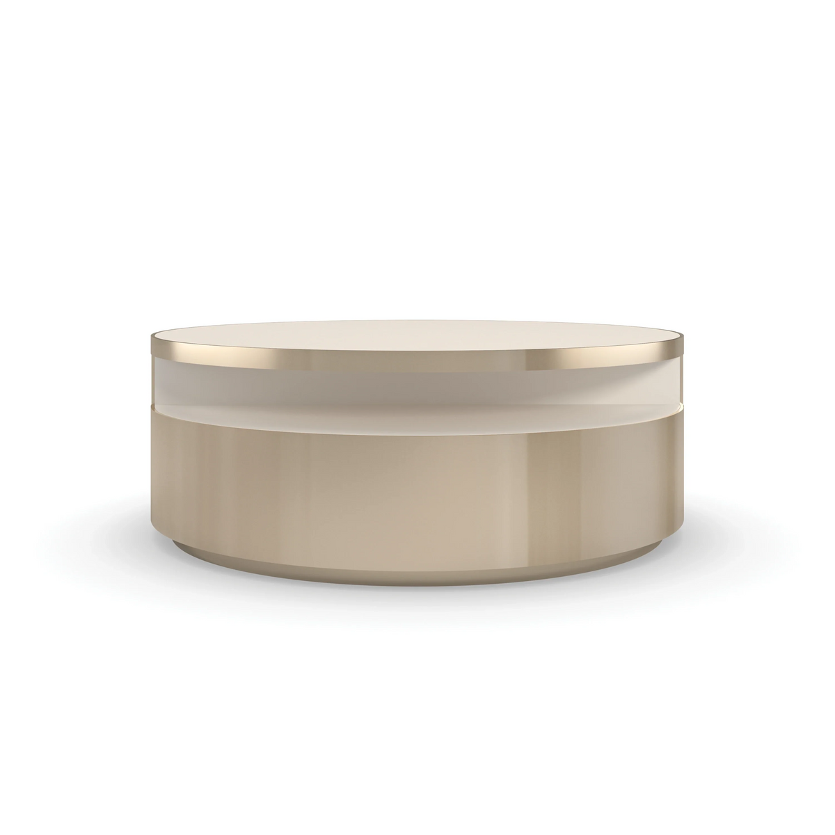 Turn Style Round About Coffee Table 46" by Caracole