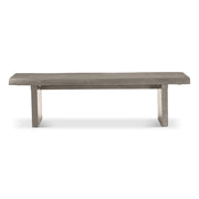Brooks Bench 65" - Sandblasted Grey Frame by Urbia - product view