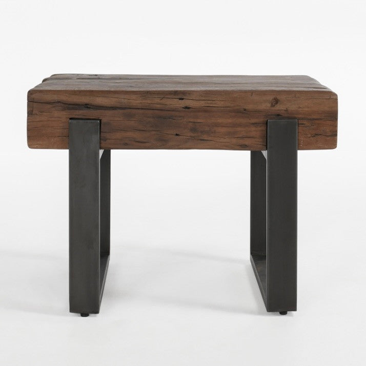 Devon Reclaimed Wood End Table 30"