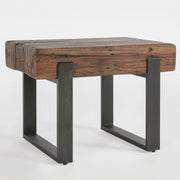 Devon Reclaimed Wood End Table 30"