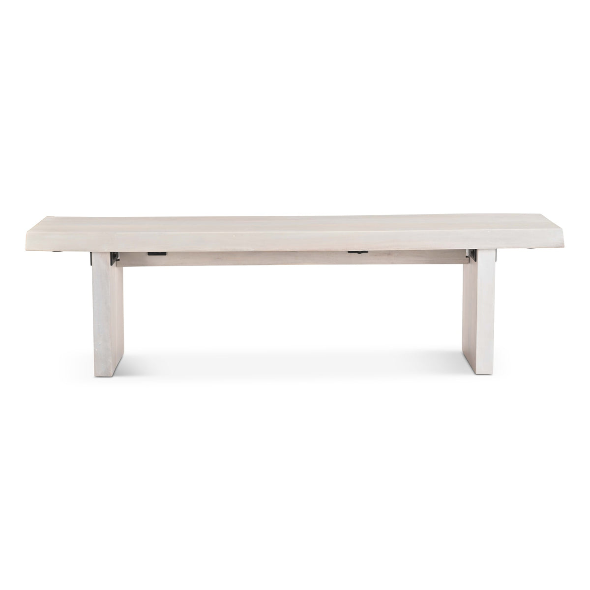 Brooks Bench 65" - White Wash Frame by Urbia - product view