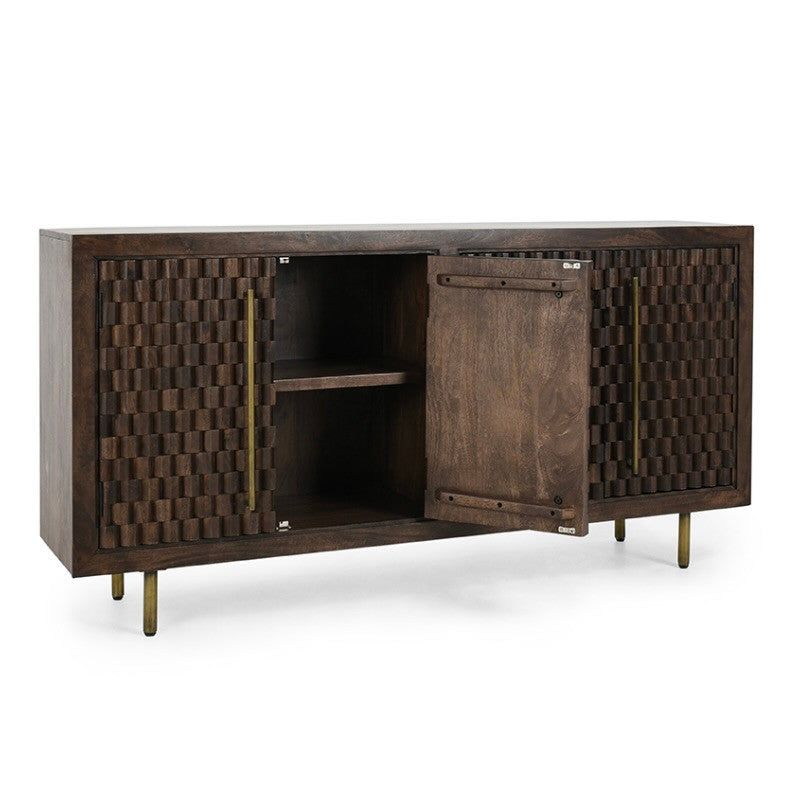 Norwood Solid Wood 4-Door Sideboard 72"